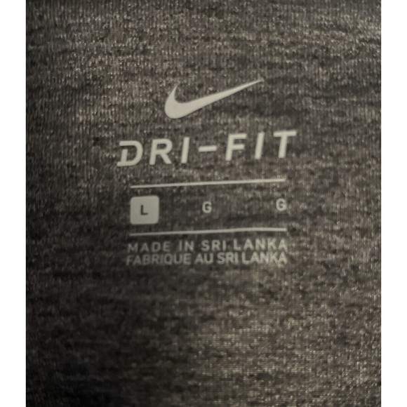 Nike Power Legendary Capri Mid Rise Leggings Dri Fit Womens Large Gray 874721 - Picture 4 of 6